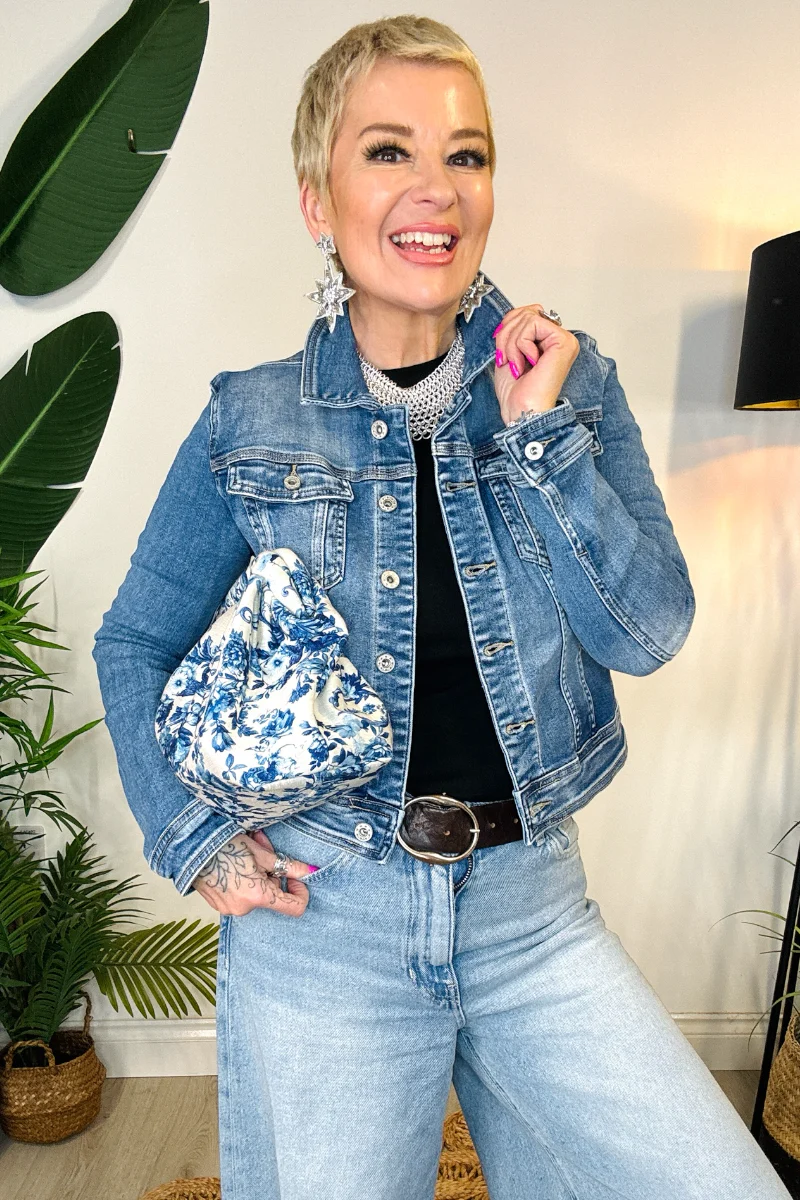 Angel Wing Denim Jacket (PRE-ORDER) - Image 3