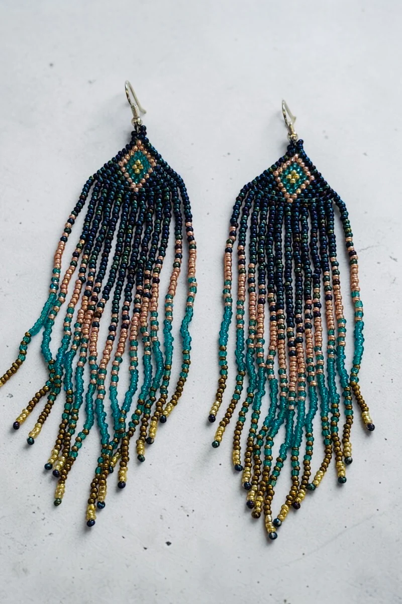 Aurora Beaded Earrings - Style One