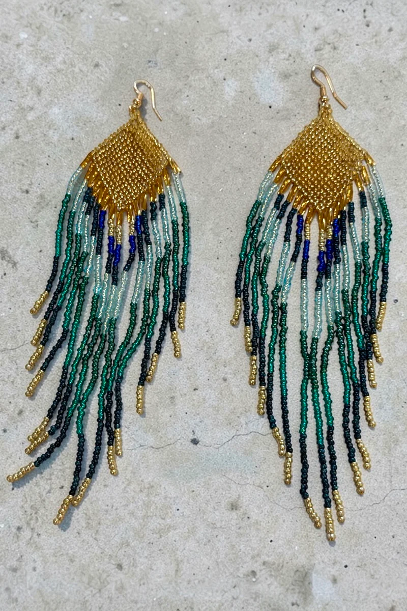 Aurora Beaded Earrings - Style Seven