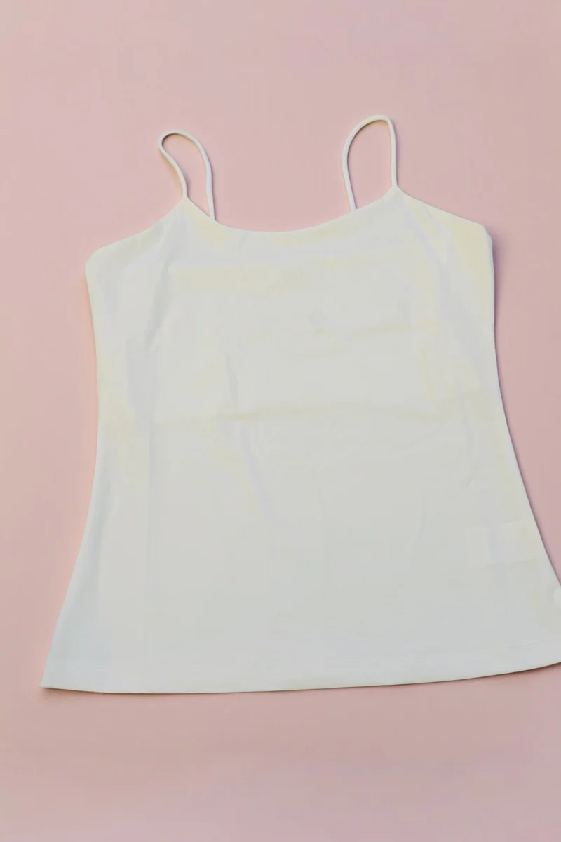 Basic Thin Strap Vest Top - Image 4
