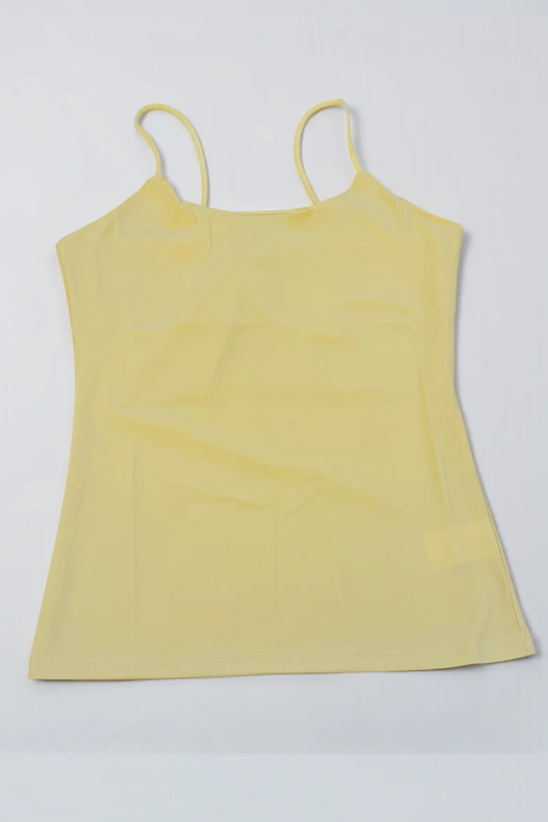 Basic Thin Strap Vest Top - Image 5