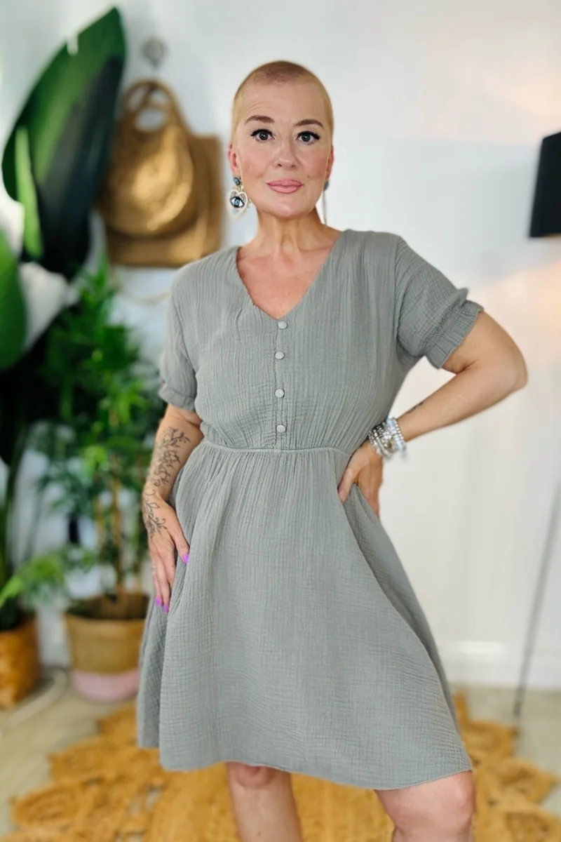 Bibi Cotton Tunic Dress - Image 8