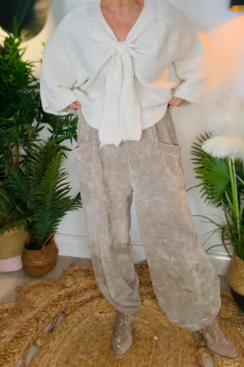Brooke Chenille Cord Trousers - Image 5