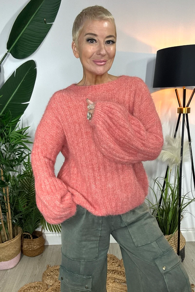 Bubble Sleeve Knit