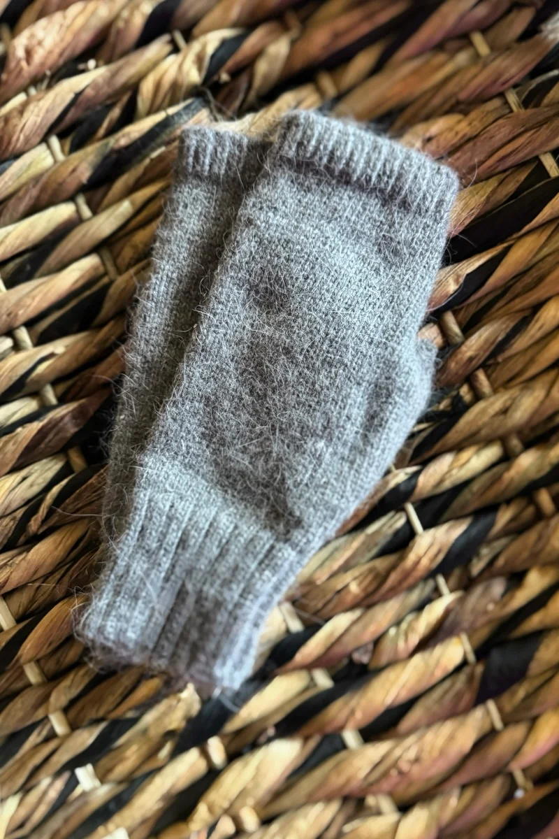 Cashmere Fingerless Gloves - Image 5