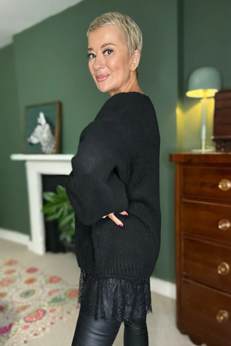 Easy Layer V Neck Jumper - Image 10
