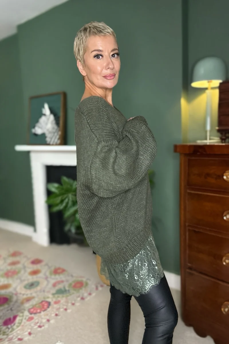 Easy Layer V Neck Jumper - Image 5