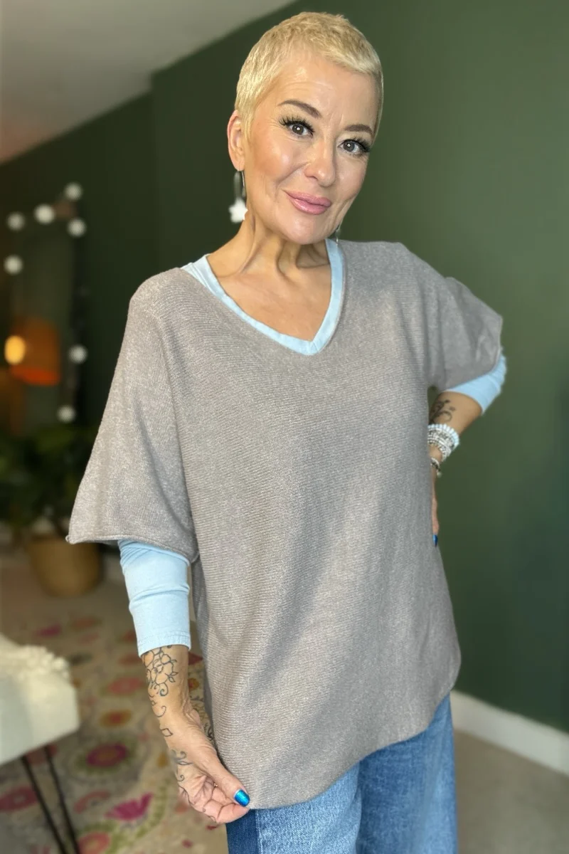 Everyday V Neck Knit - Image 5