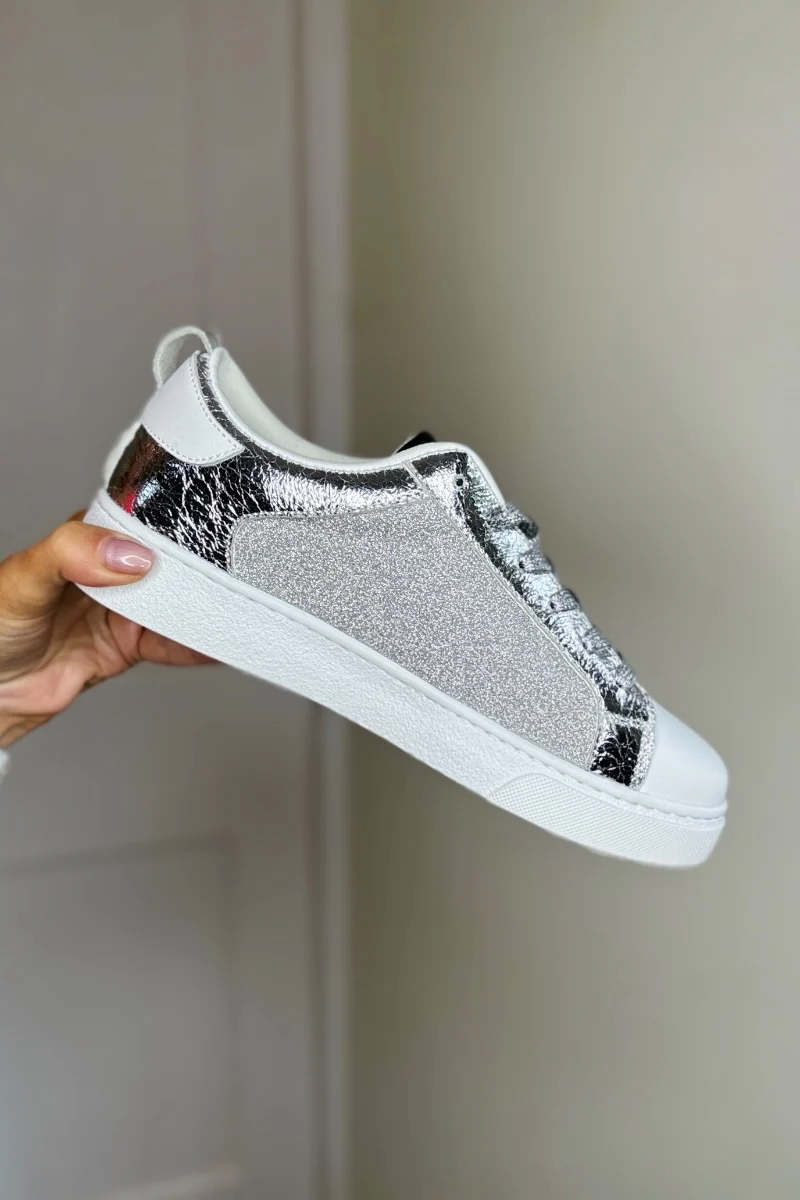 Finn Star Trainers - Silver - Image 3