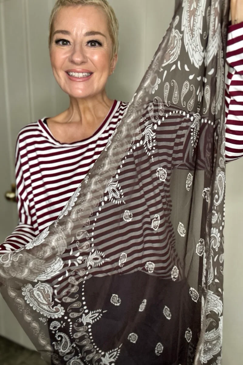 Freddie Bandana Style Scarf - Image 3