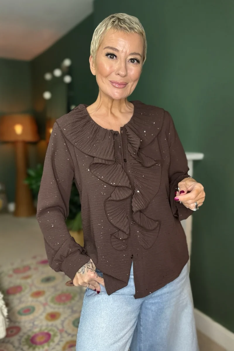 Freida Ruffle Blouse - Image 5