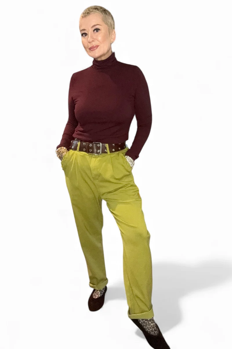 Frill Pocket Barrel Leg Trousers - Image 5