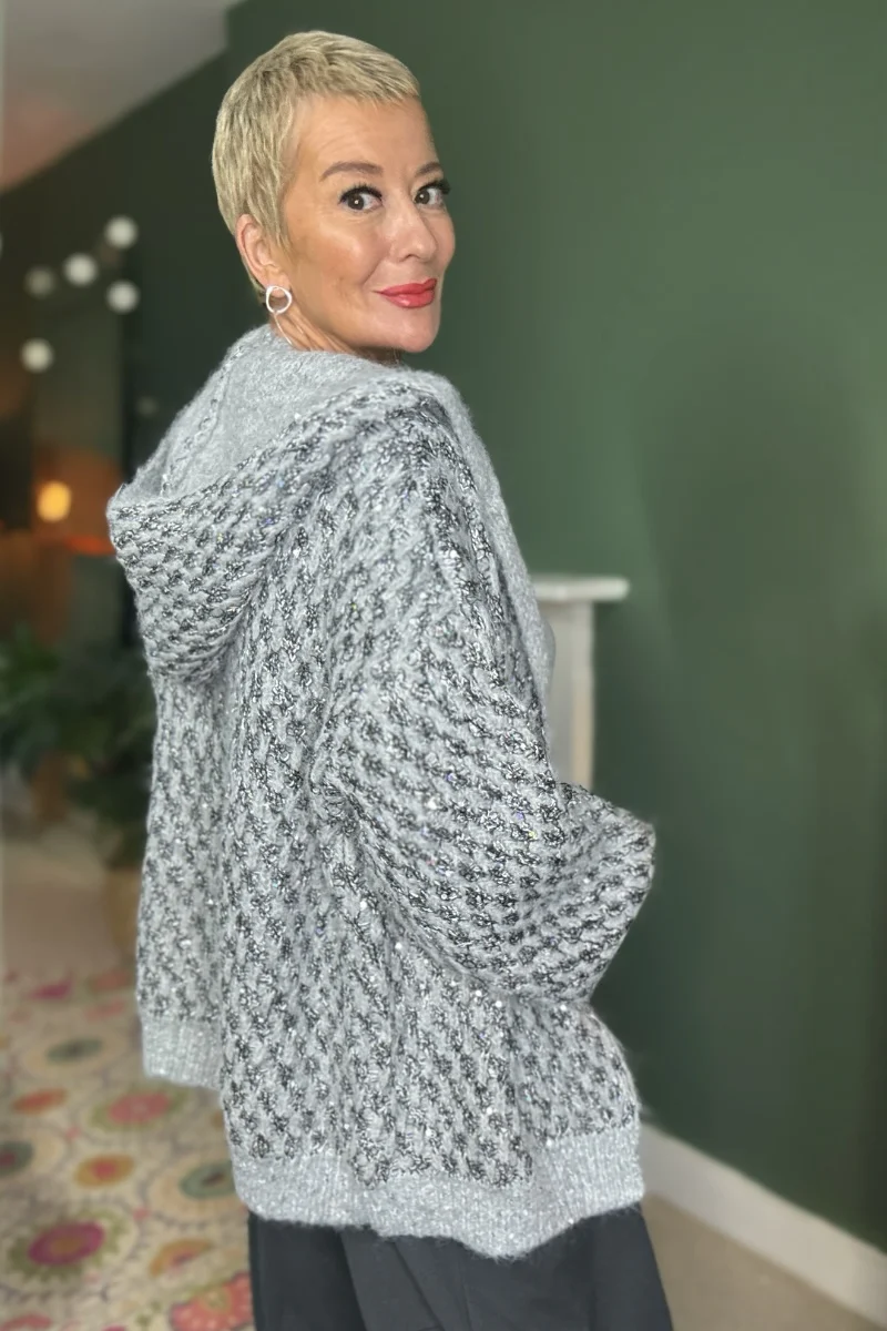 Hooded Heavyweight Cardigan - Image 5