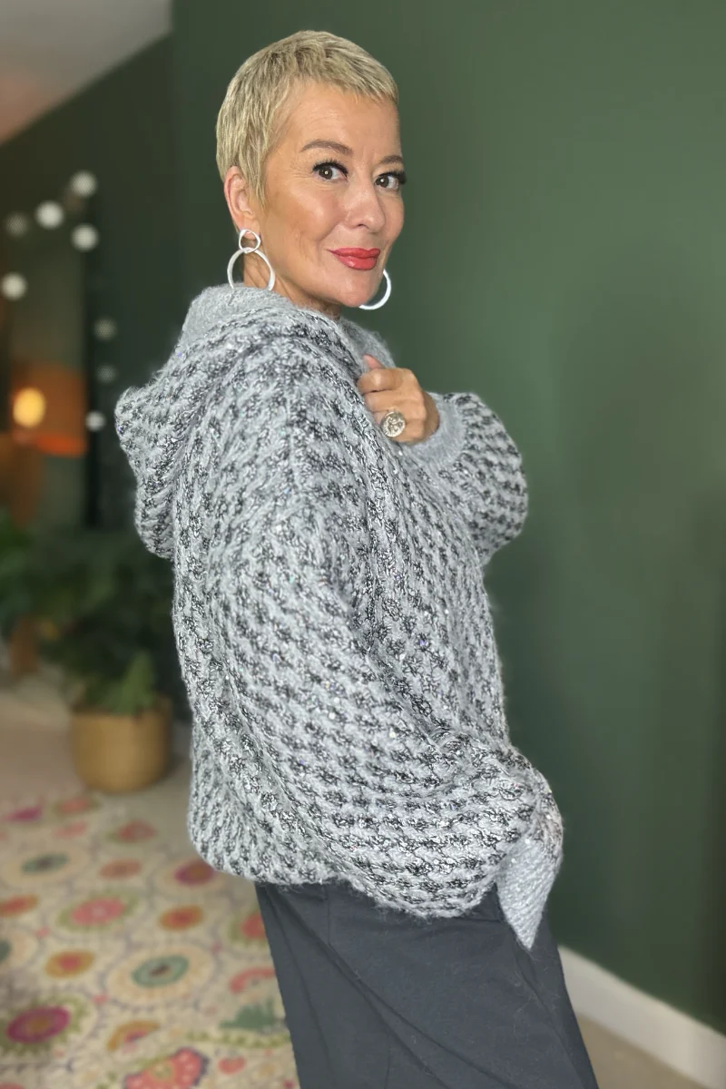 Hooded Heavyweight Cardigan - Image 7
