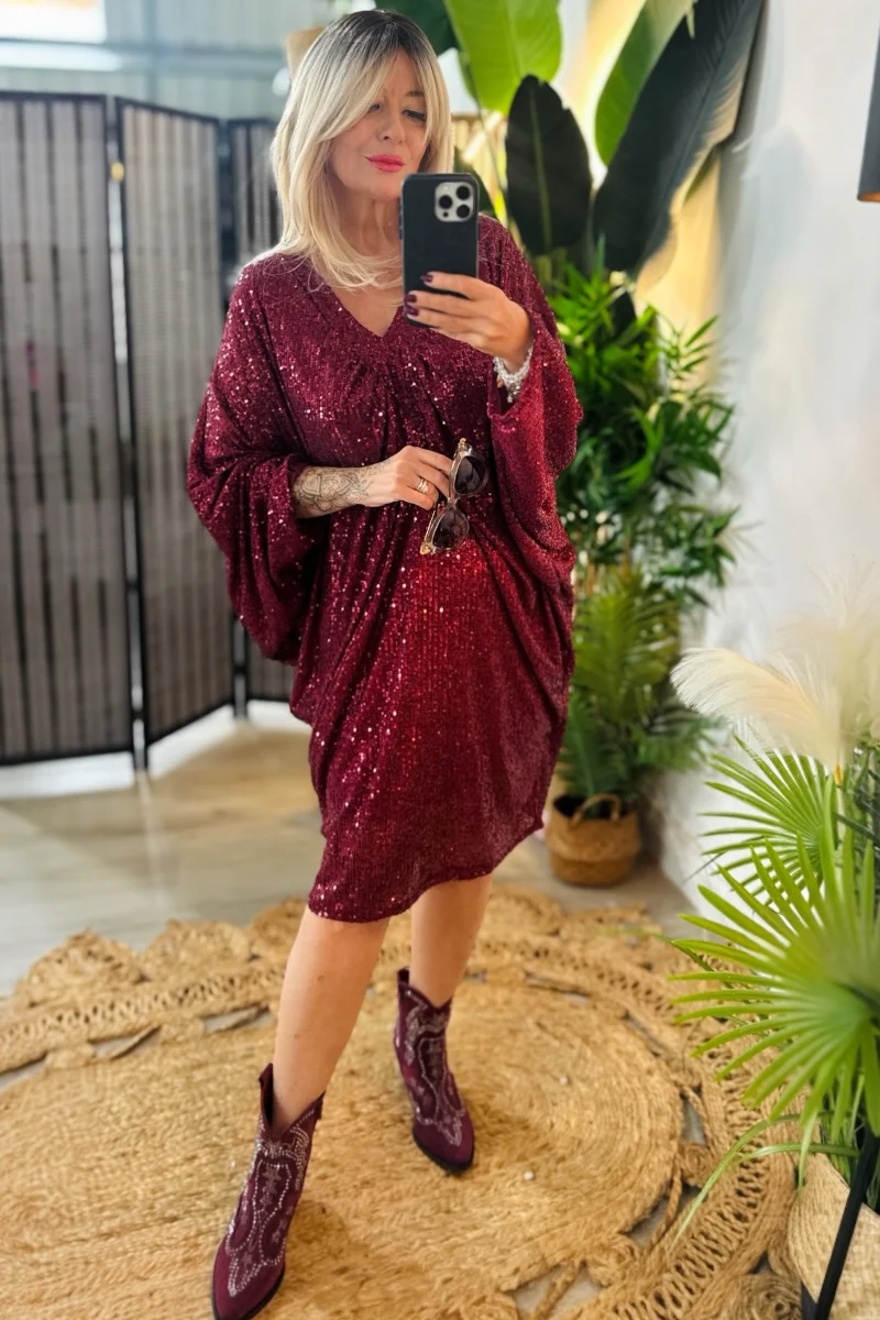Jennifer Sequin Tunic Dress - Image 6