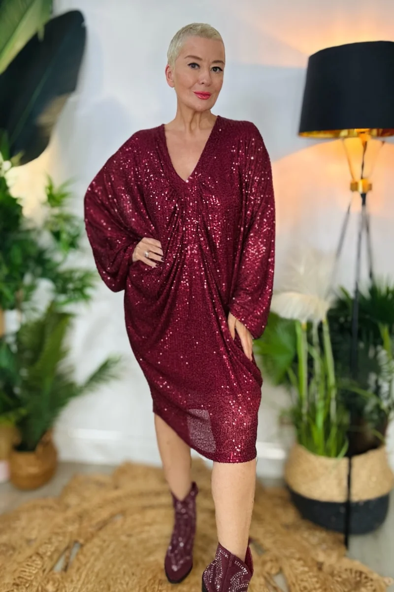 Jennifer Sequin Tunic Dress - Image 7