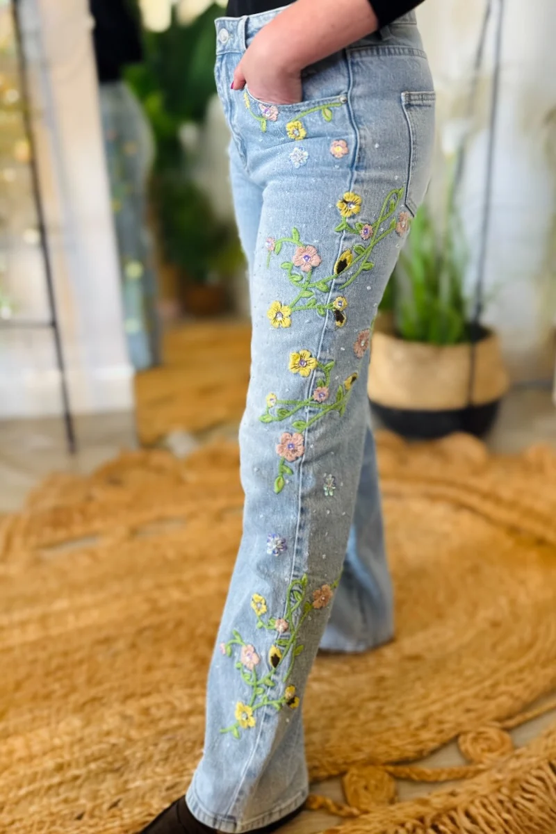 Juniper Bloom Jeans - PRE-ORDER - Image 4