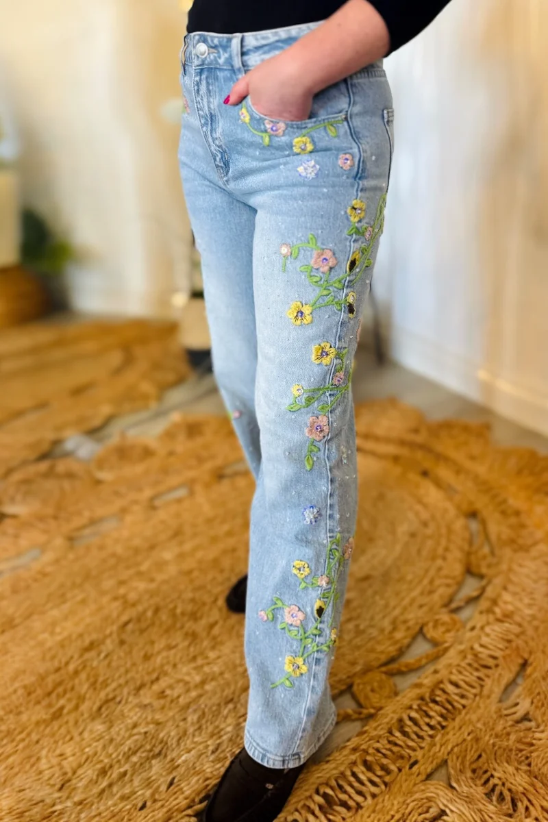 Juniper Bloom Jeans - PRE-ORDER - Image 5