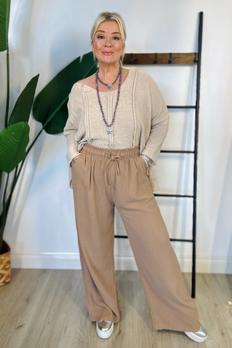 Juno Wide Leg Trousers - Image 3