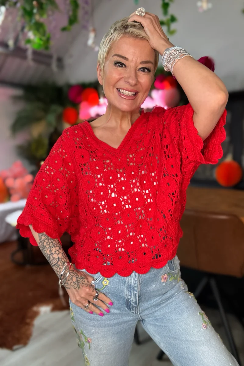 Kaia Crochet Top - Image 3