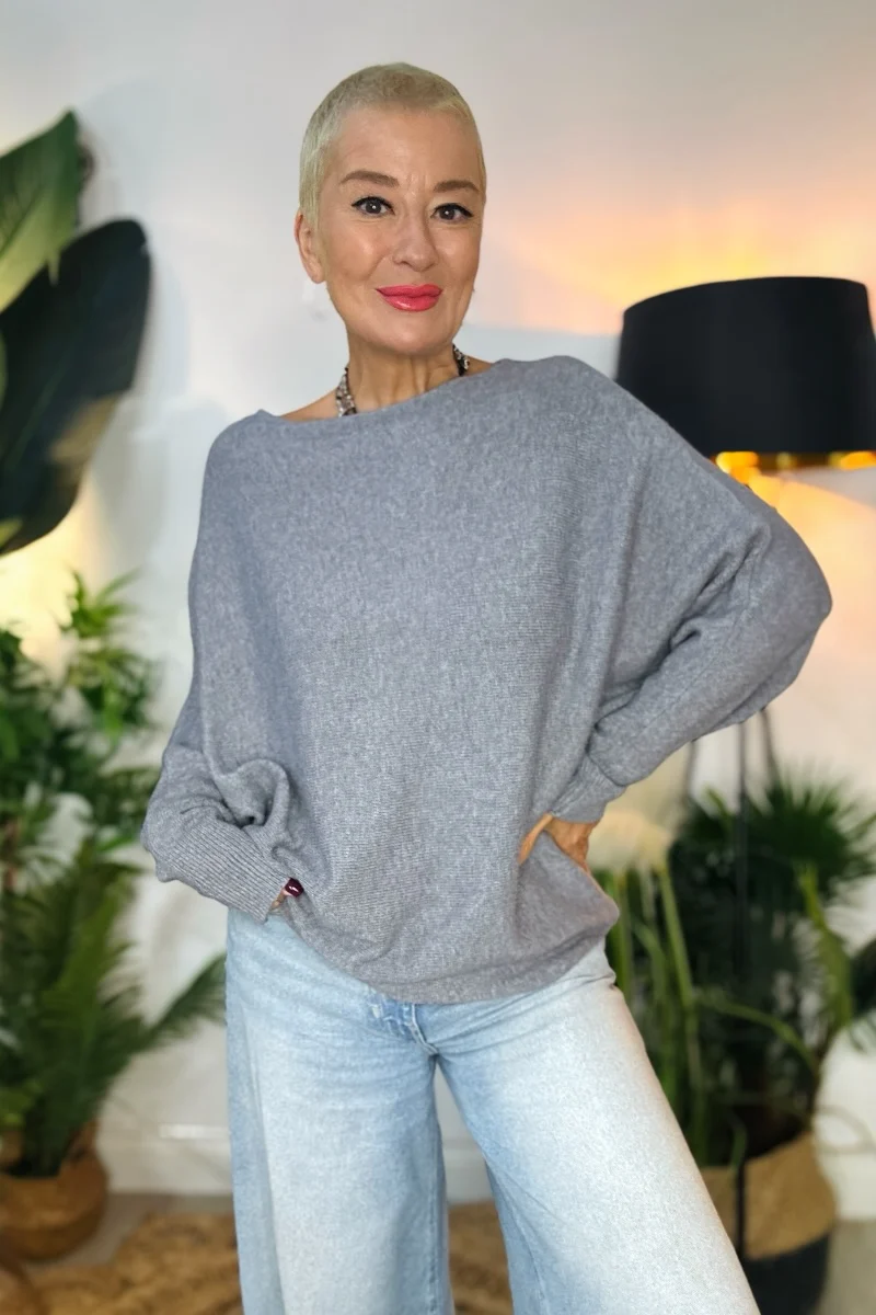 Keep It Simple Batwing Jumper - Image 4