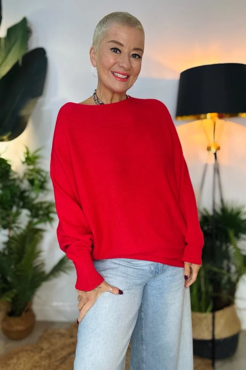 Keep It Simple Batwing Jumper - Image 5