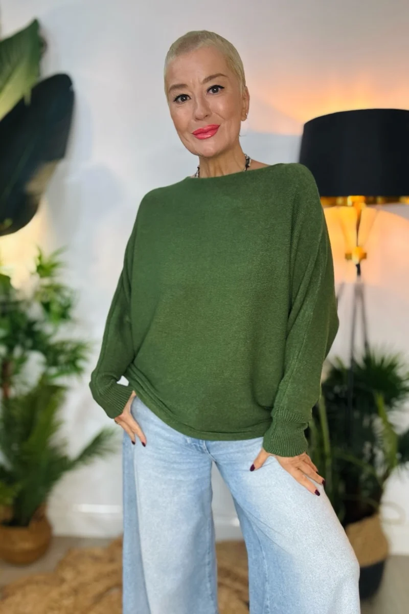 Keep It Simple Batwing Jumper - Image 7