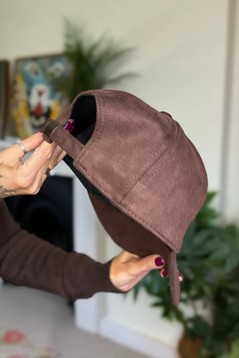 Lumi Faux Suede Cap - Image 5