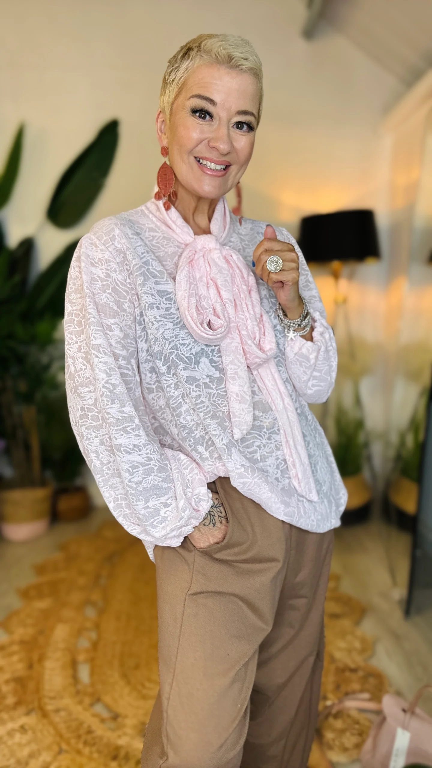 Luna Bow Blouse - Image 3
