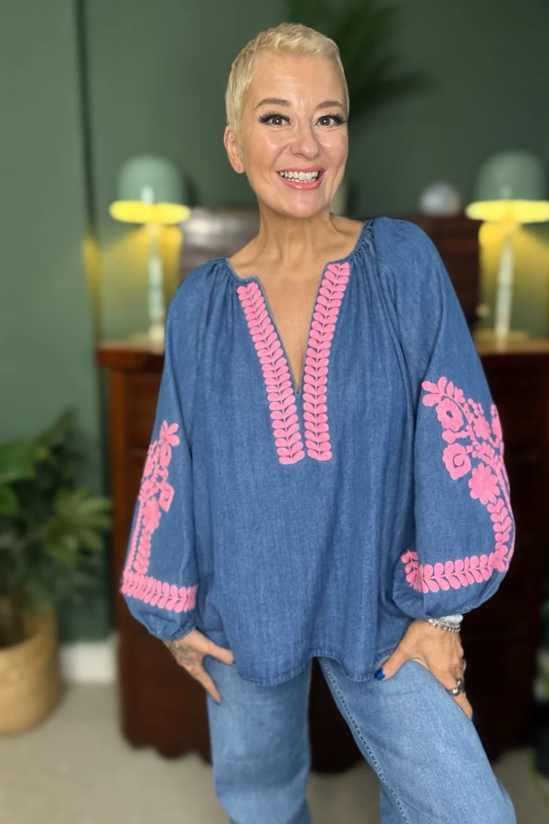 Neon Bloom Blouse - Image 4