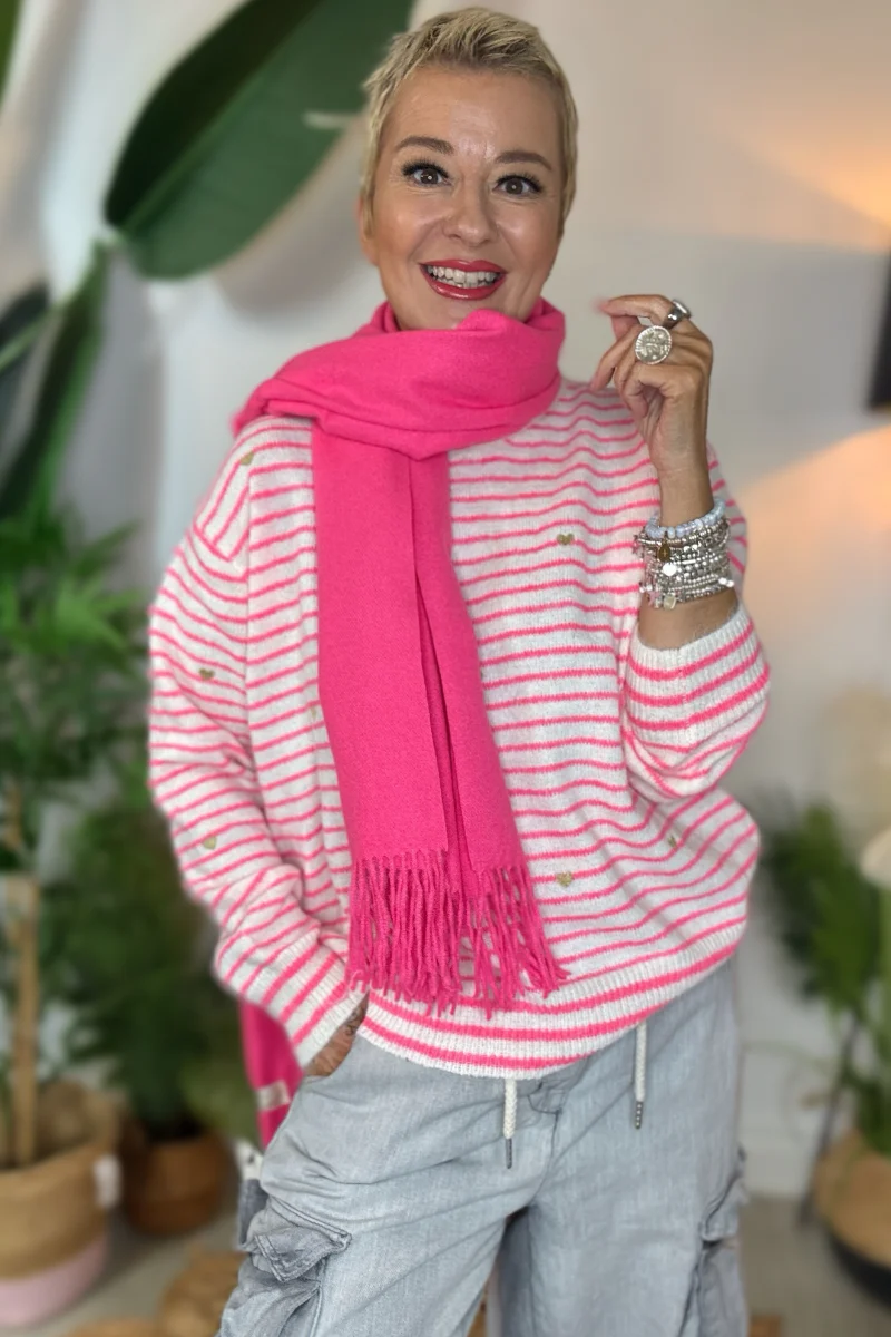 Oliver Neon Stripe Jumper - Image 5