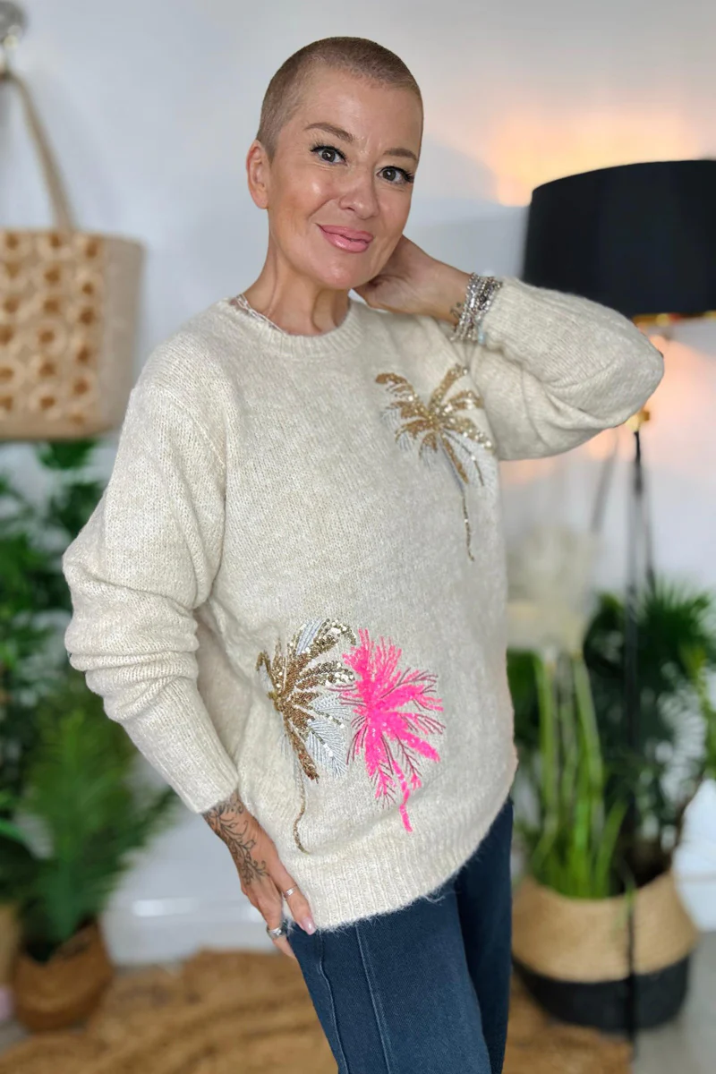 Palm Knitted Jumper - Image 5