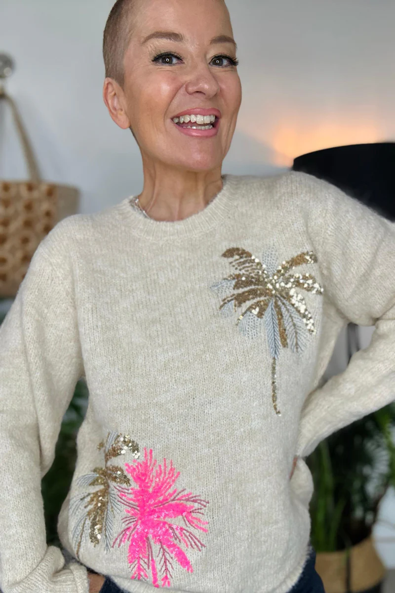 Palm Knitted Jumper - Image 6