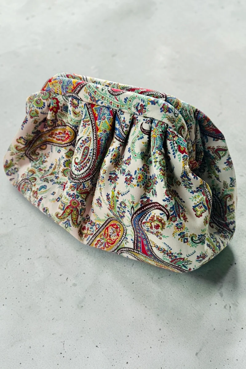 Puffy Clutch Bag - Paisley - Image 4