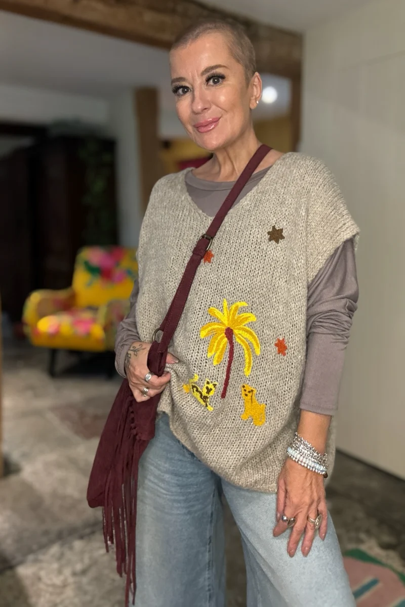 Safari Sleeveless Jumper - Image 4