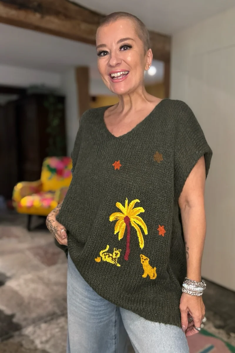 Safari Sleeveless Jumper - Image 8
