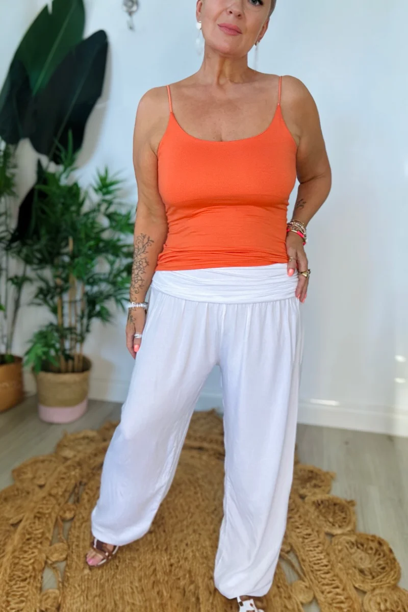 Slim Fit Harem Trousers - Image 4