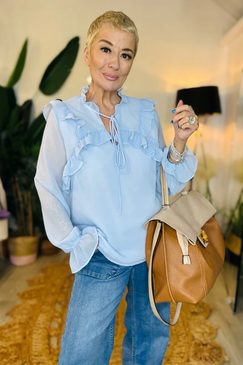 Soft Frill Blouse - Image 3
