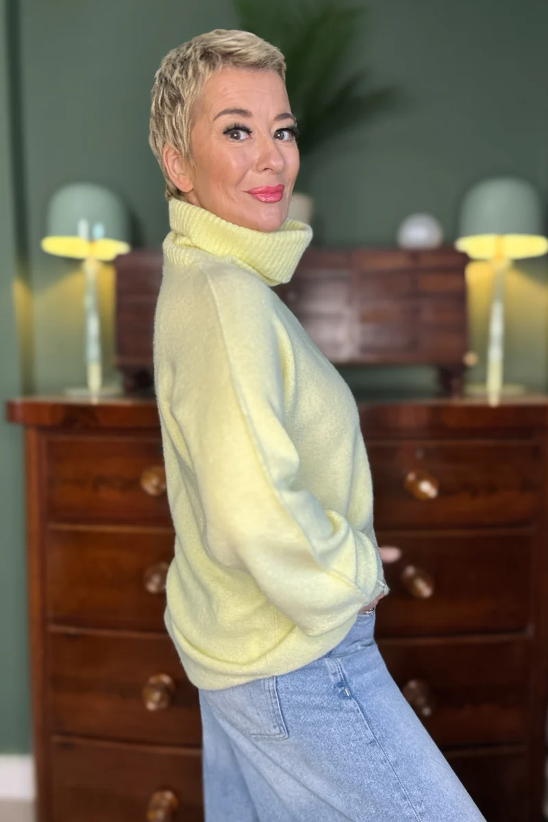 Soft Stretch Roll Neck Jumper - Image 8