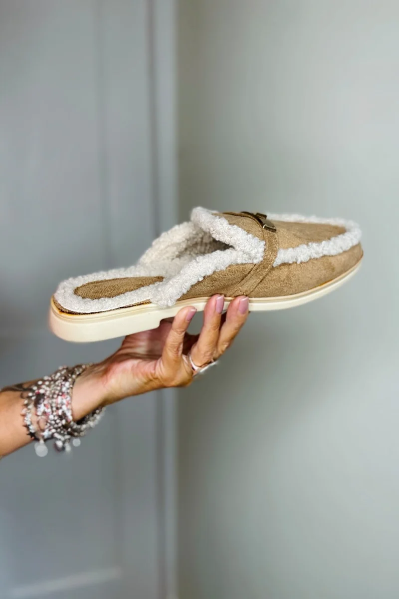 Sophie Loafer Mule - Camel - Image 3