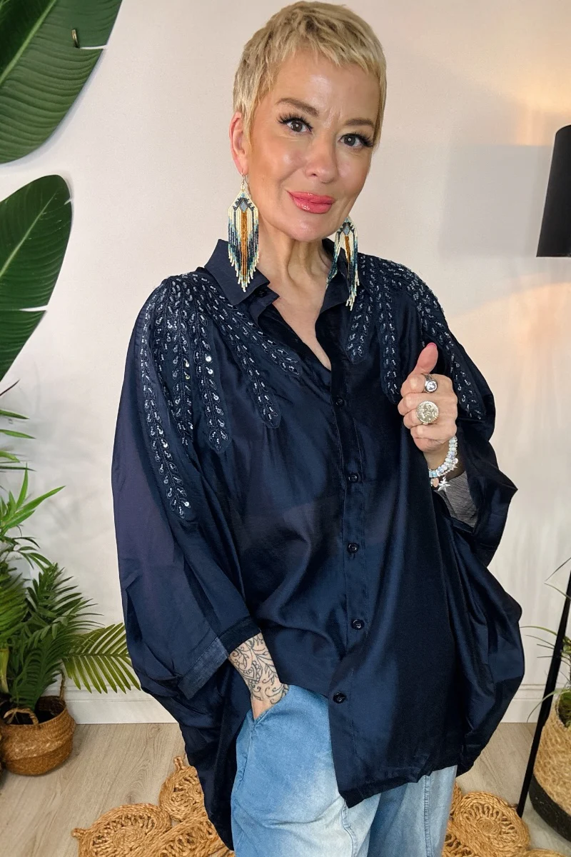 The Golden Hour Poncho Shirt - Image 5