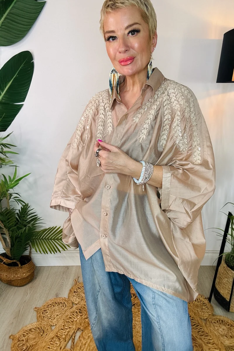 The Golden Hour Poncho Shirt - Image 7