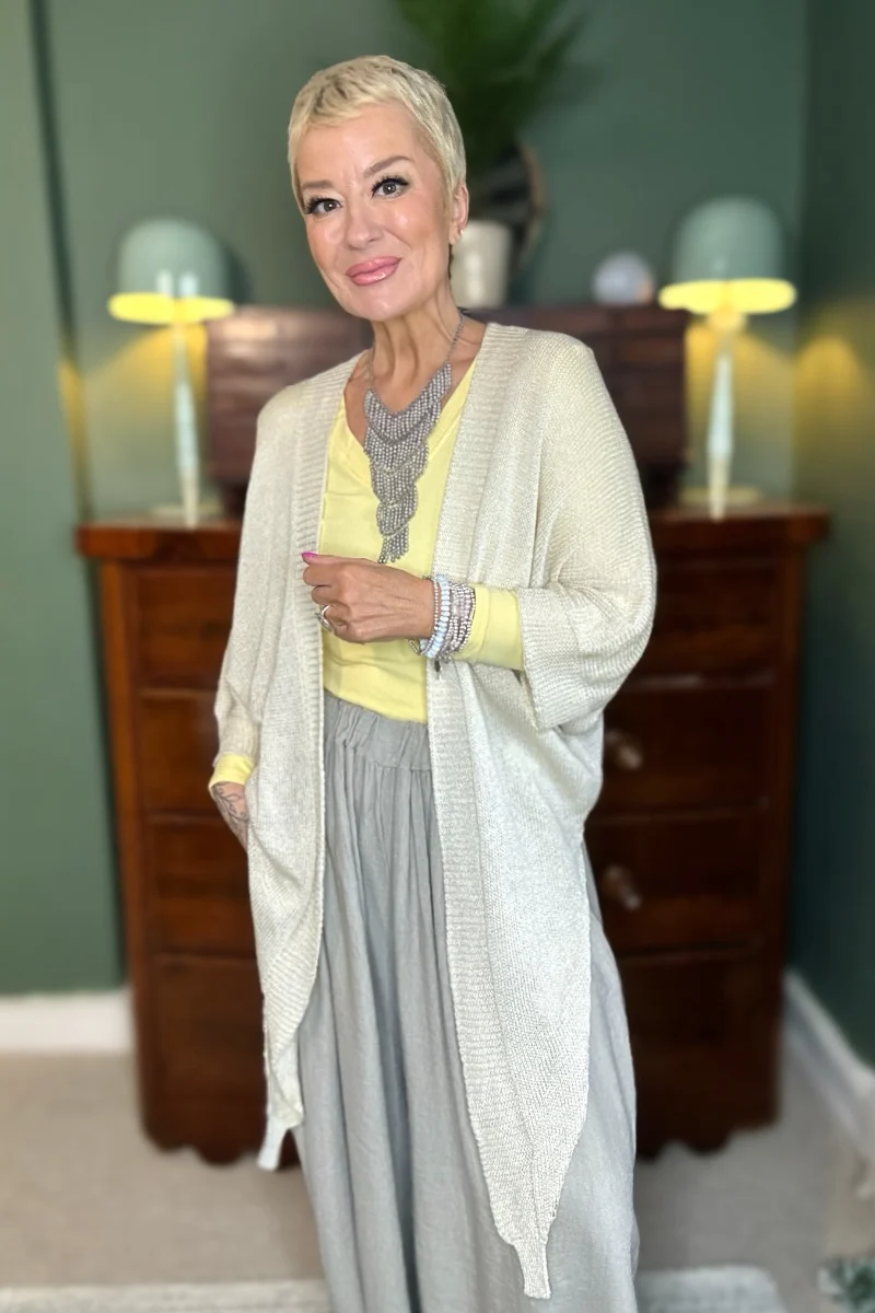 Tie Front Cardigan - Image 3