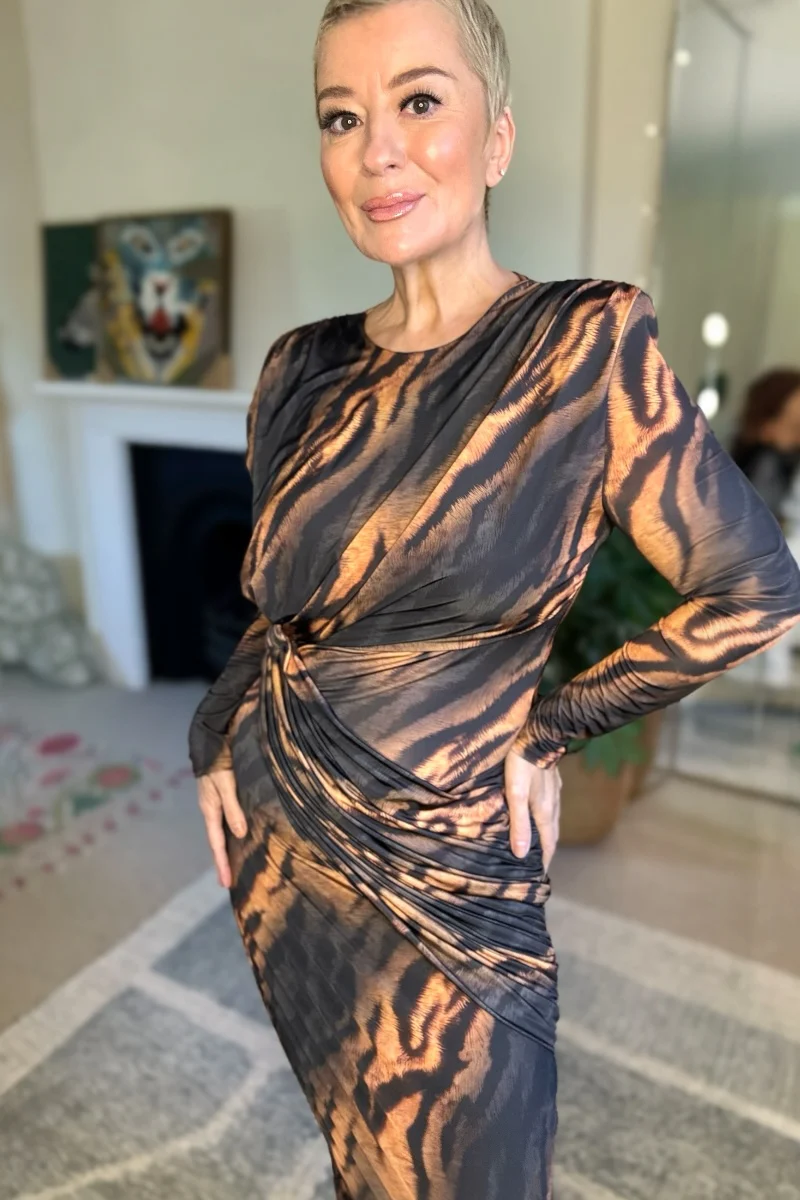 Tiger Kiss Midi Dress - Image 3