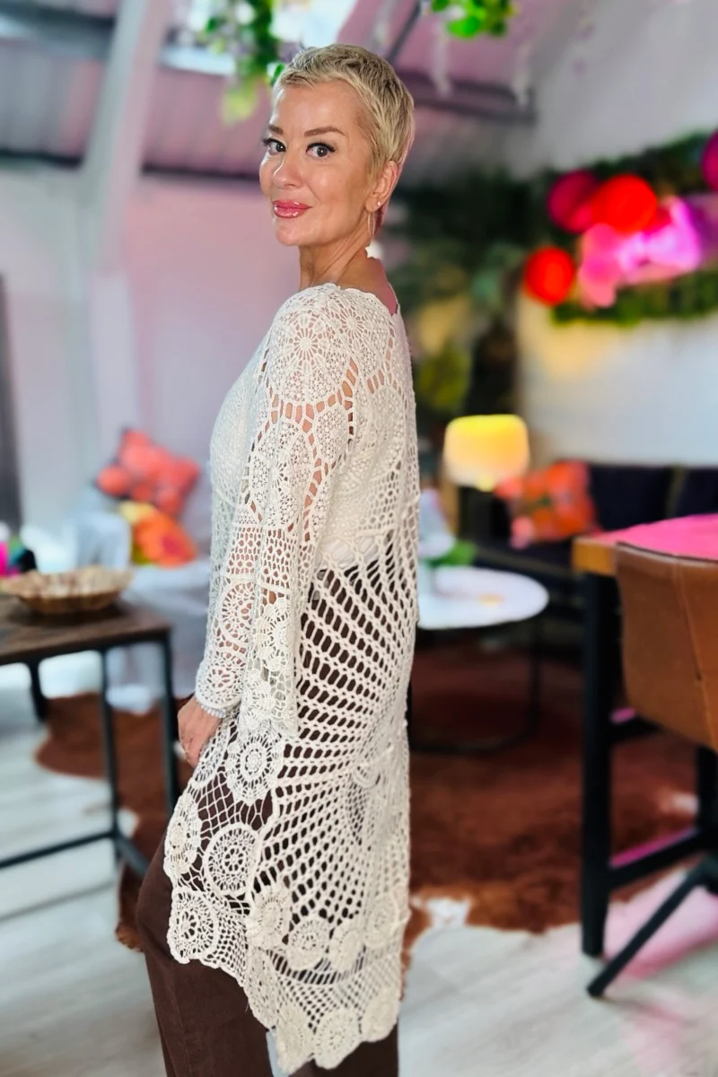 Zahara Crochet Tunic - Image 4