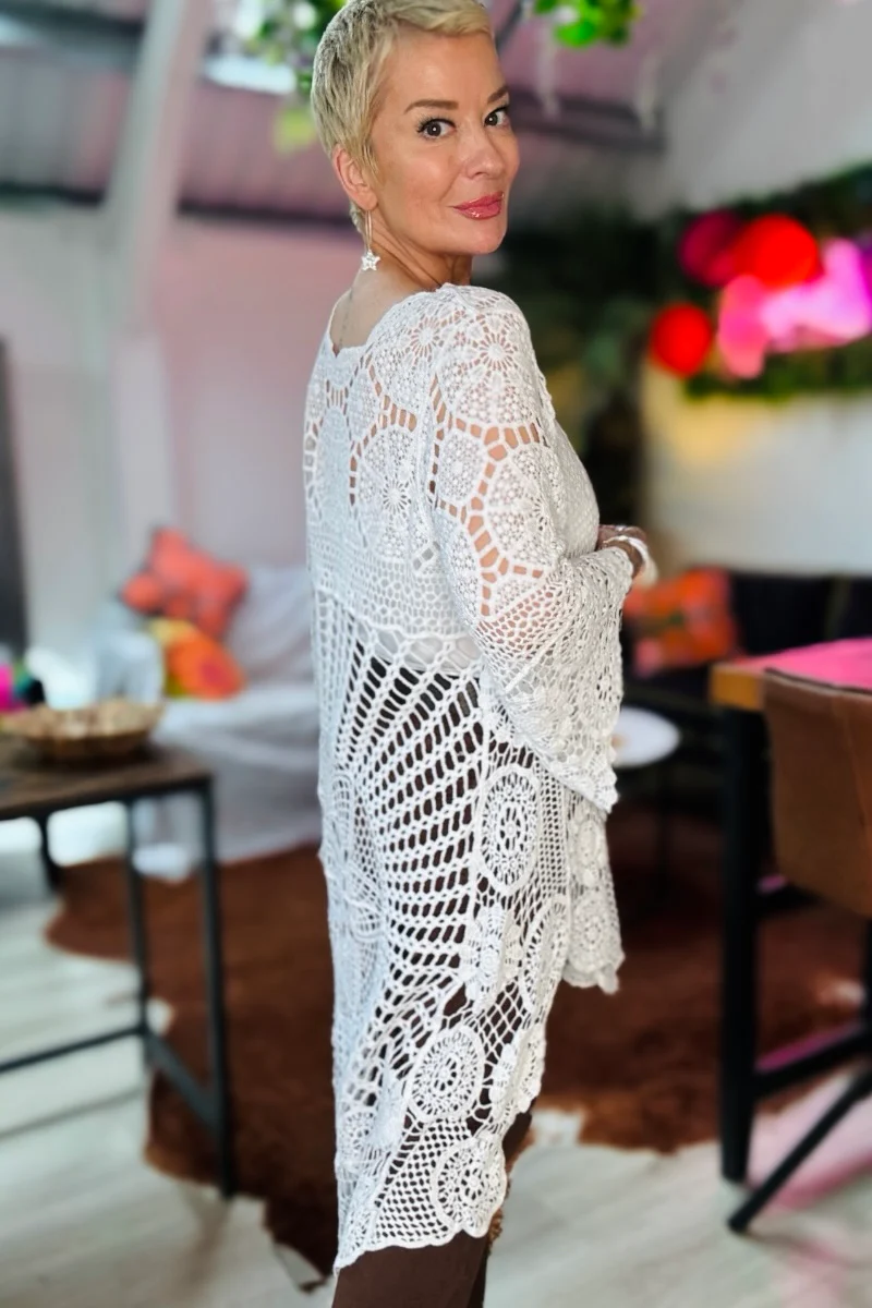 Zahara Crochet Tunic - Image 5