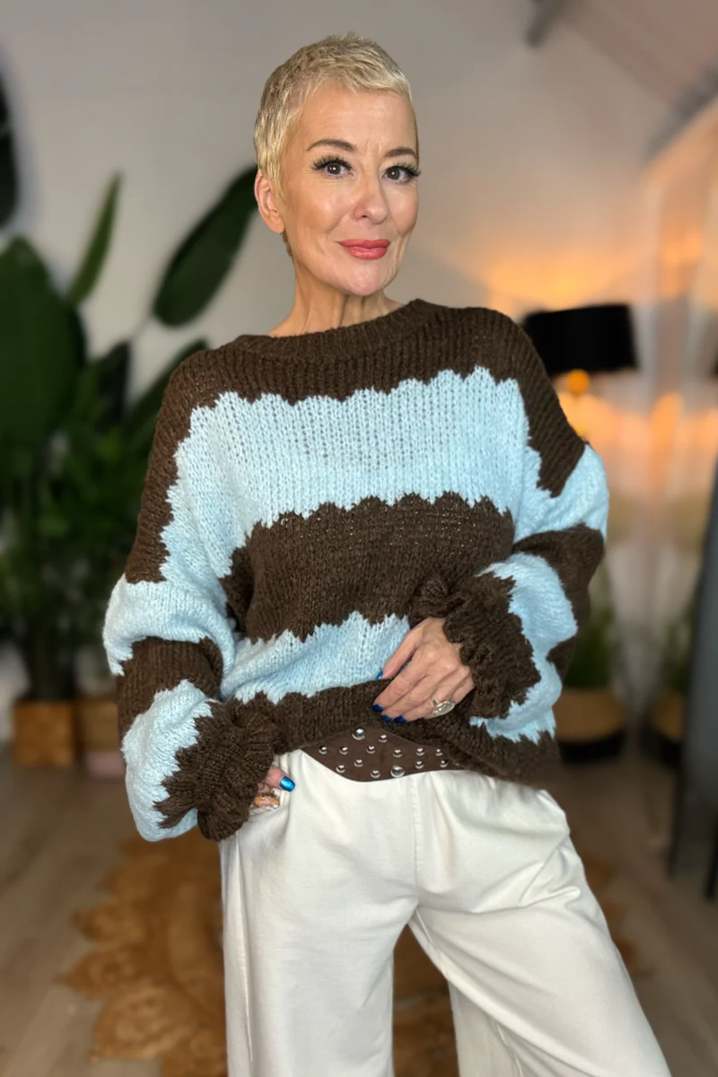 Zig & Zag Striped Jumper - Image 6